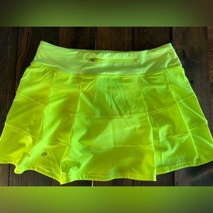 Lululemon Pace Rival Highlight Yellow Skirt (8)